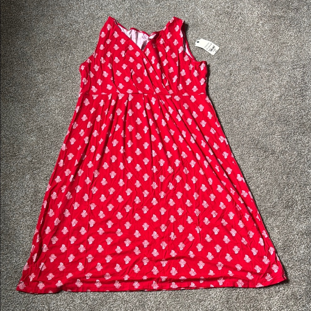 Red Sleeveless dress